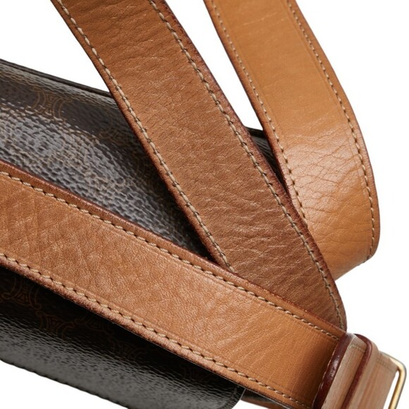 CELINE Brown Leather Shoulder Bag - Picture 5 of 10